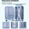 20 Inch Glossy Luggage Heavy Duty Travel Bag