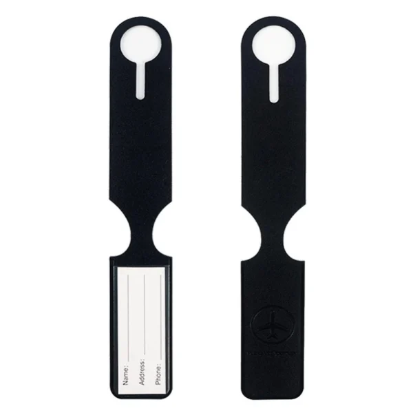 PU Leather Embossed Luggage Tag